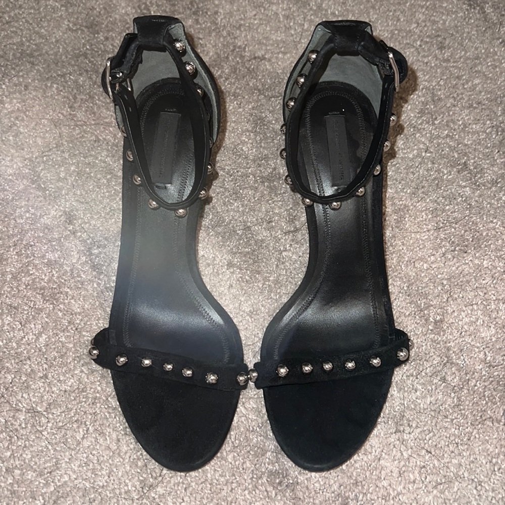 Alexander Wang Black Suede Heels